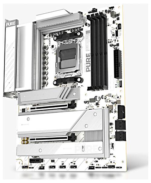 Sapphire NITRO+ X870EA Moederbord Socket AMD AM5 Vormfactor ATX Moederbord chipset AMD® X870-2