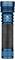 Een blauwe zaklamp met een gestructureerde zwarte grip, gelabeld 'CCT: 5700~7000K', met CE-markering en nalevingssymbolen.