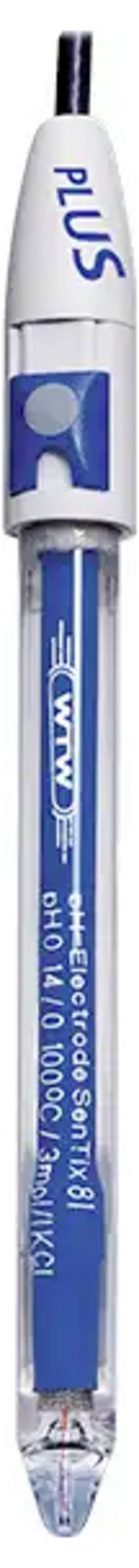 WTW 103642 SenTix® 81 Glaselektrode met vloeibare elektrolyt (3 mol/L KCL) met geïntegreerde NTC-temperatuursensor   1 stuk(s)