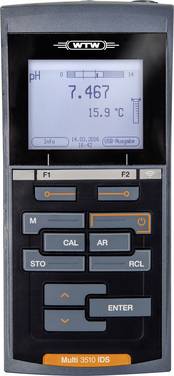 WTW Multi 3510 IDS Multiparameter-handmeter pH-waarde, Redox (ORP), Geleidingsvermogen, Troebeling, Zuurstof