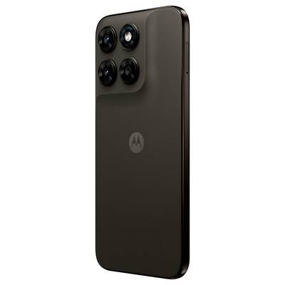 Smartphone met 'moto g17' op het scherm met blauwe abstracte achtergrond. Het Motorola-logo en 'FIFA Official Smartphone Partner' zijn zichtbaar.