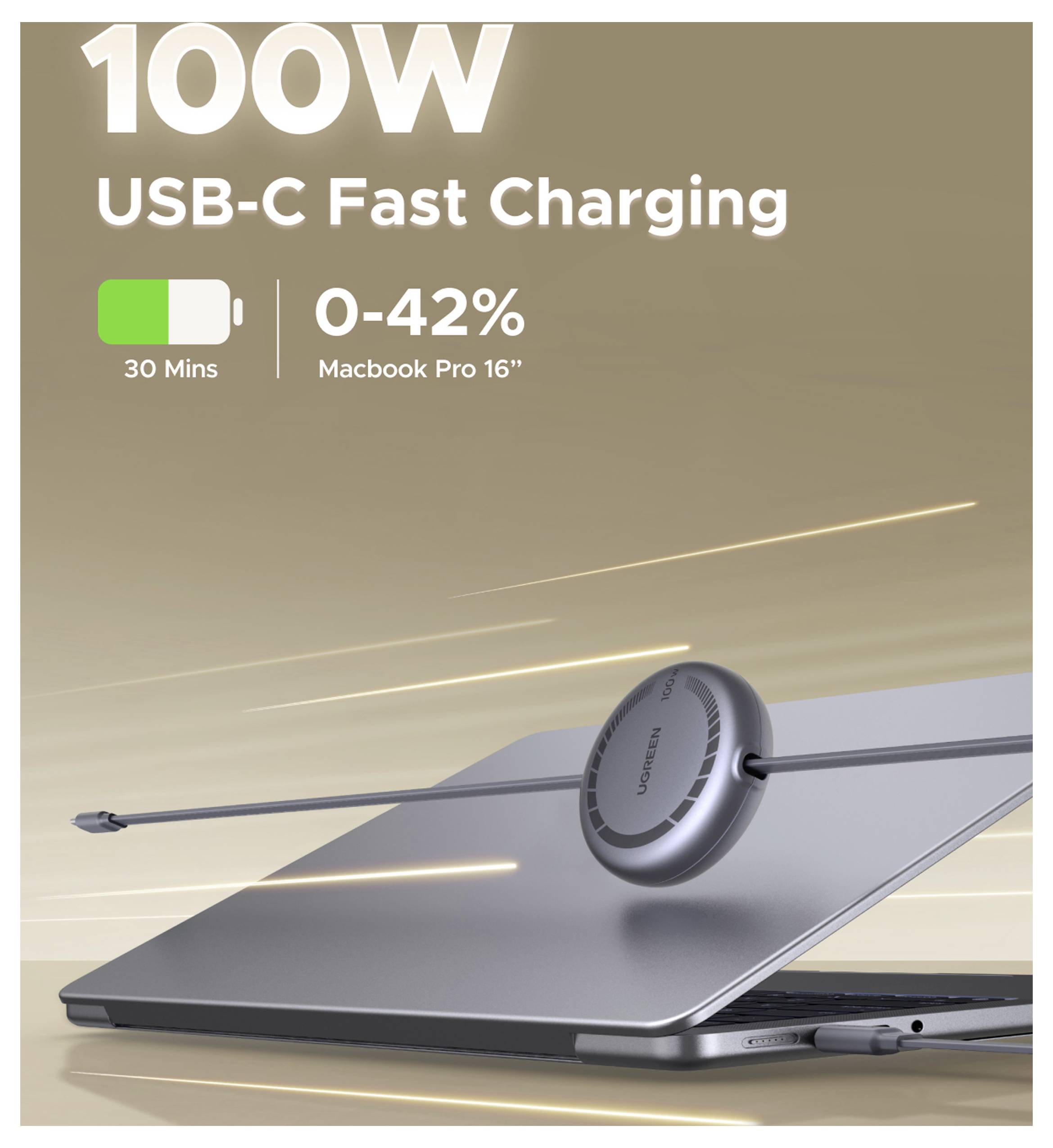 UGREEN 65905 USB-C-kabel USB-C 1 m Zwart-5