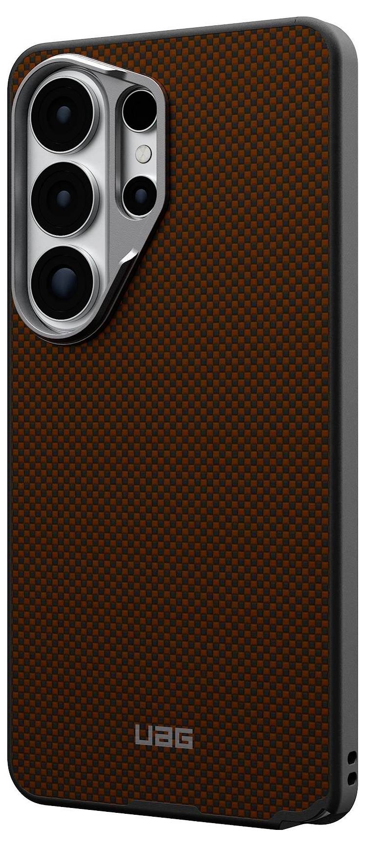 Urban Armor Gear FIBR ARMR Case Samsung Galaxy S26 Ultra Oranje, Steenkool MagSafe compatible, Met magneetmodule-1