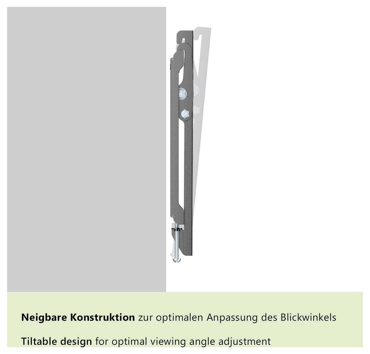 My Wall HEG2L TV-beugel 33 cm (13") - 109,2 cm (43") Kantelbaar Geïntegreerde waterpas-1