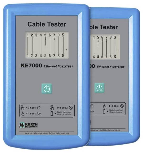 Gossen Metrawatt KE7000 Set Netwerktester Doorgang, Indentificatie, Polariteit, Onderbreking