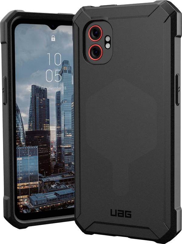 Urban Armor Gear Essential Armor Case Case Samsung Galaxy XCover7, Galaxy XCover6 Pro Zwart Met magneetmodule