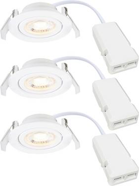 Nordlux 2510310101 Monolo 3-Kit Inbouwlamp  Energielabel: E (A - G) LED LED vast ingebouwd  Wit