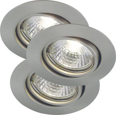 Nordlux 54540132 Triton 3-Kit Inbouwring    GU10  Staal