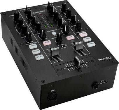 Omnitronic PM-202FX 2-kanaals DJ-mixer
