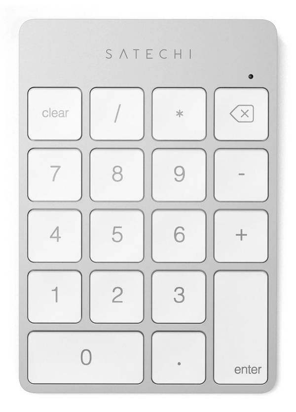 Satechi Satechi Slim Wireless Keypad Silver Numeriek toetsenbord Draadloos Zilver