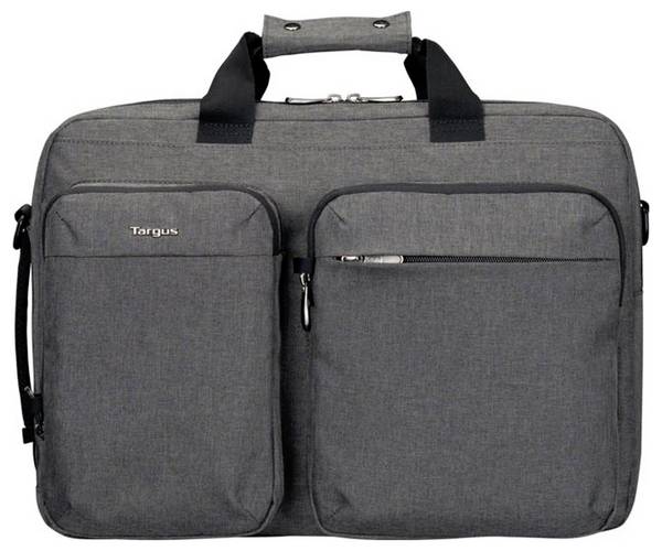 Targus 15-16" Hybrid Briefcase Backpack - Grey Aktetas  Grijs