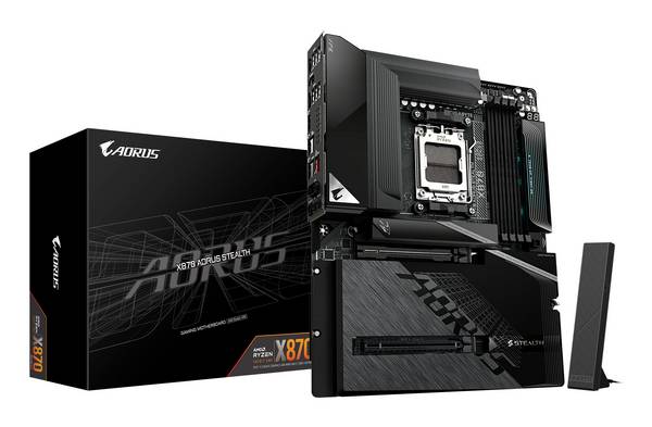 Gigabyte X870 AORUS STEALTH Moederbord Socket AMD AM5 Vormfactor ATX