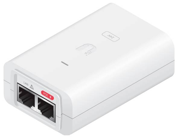 Een close-up van een witte USB-stick met een metalen aansluiting, tegen een witte achtergrond.