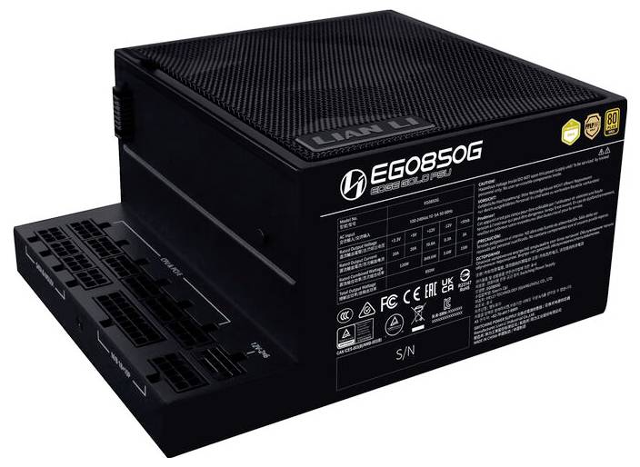 Lian Li EDGE GOLD 850 80 PLUS Gold PC-netvoeding 850 W ATX 80 Plus Gold-1