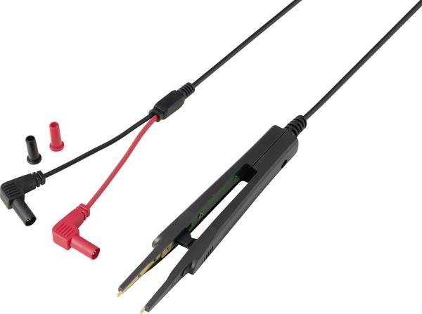 VOLTCRAFT MSL-503-2 Meetsnoer Steekaansluiting 4 mm  39 cm Black, Rood 1 stuk(s)