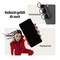'Misschien vind je dit ook leuk' tekst met een gesplitste afbeelding met bovenaan de camerabescherming van een telefoon en onderaan een persoon in het rood die een telefoon vasthoudt.
