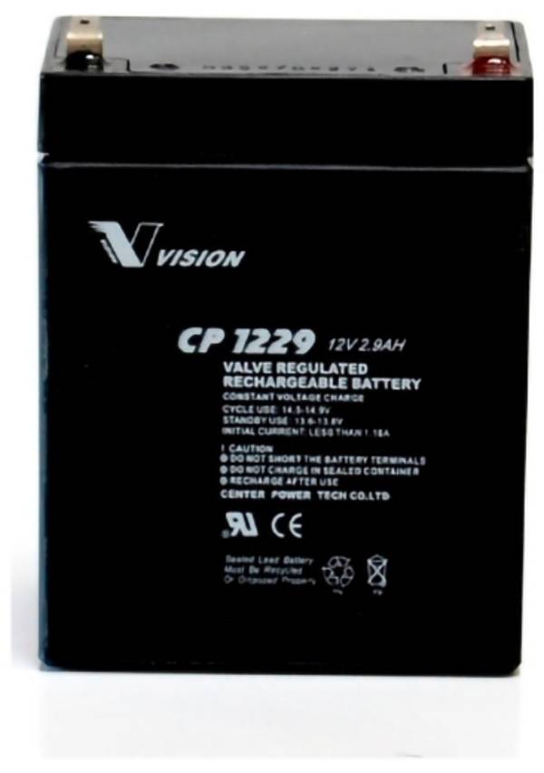 Loodaccu Vision CP1229 Loodvlies (AGM) 2.9 Ah 12 V 1 stuk(s)