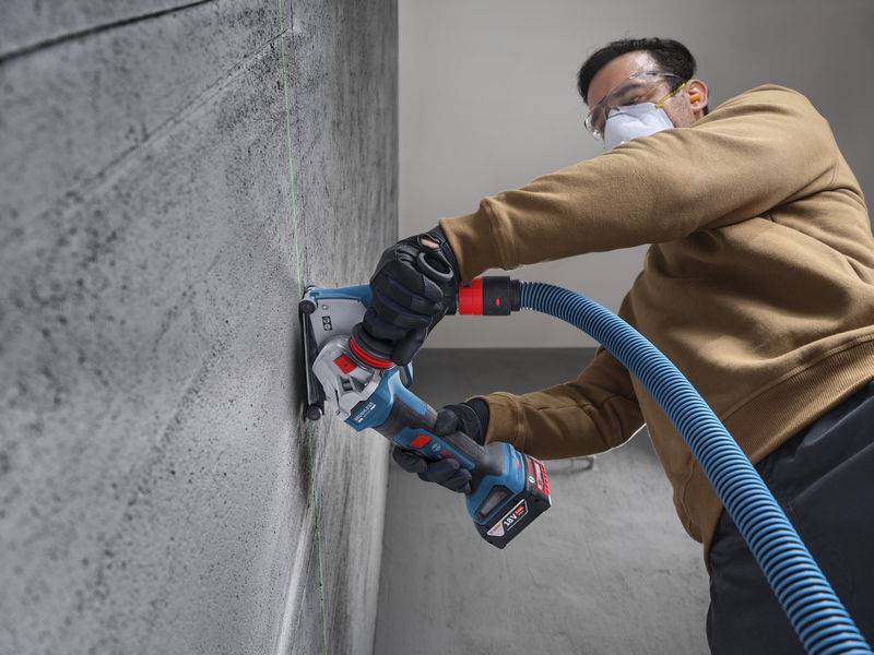 Bosch Professional GWS18V-11PS 06019N4301 Haakse accuslijper Incl. accessoires, Zonder lader, Incl. snelspanmoer, Incl. -7