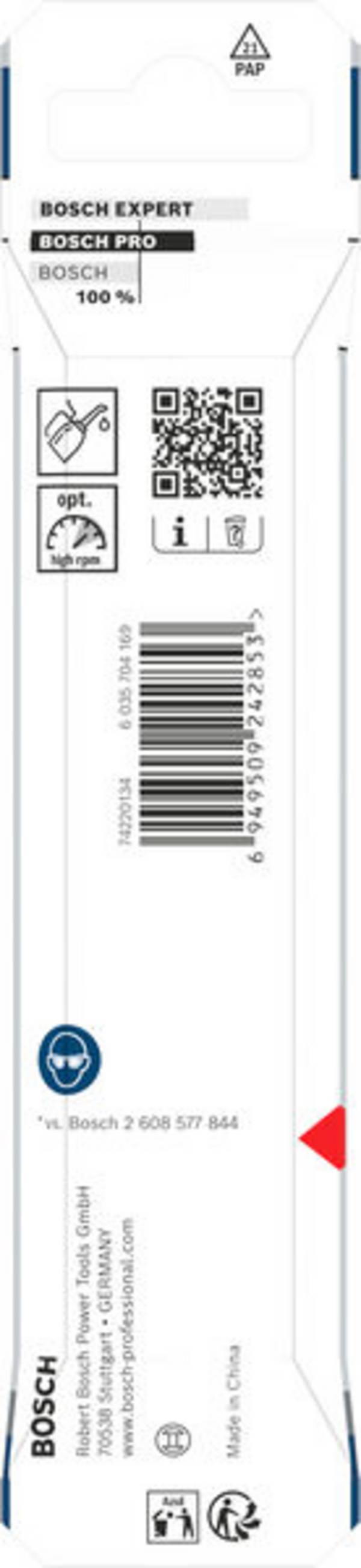 Bosch Accessories 2608577574 2608577574 HSS Metaal-spiraalboor Gezamenlijke lengte 98 mm 6.35 mm 1 stuk(s)