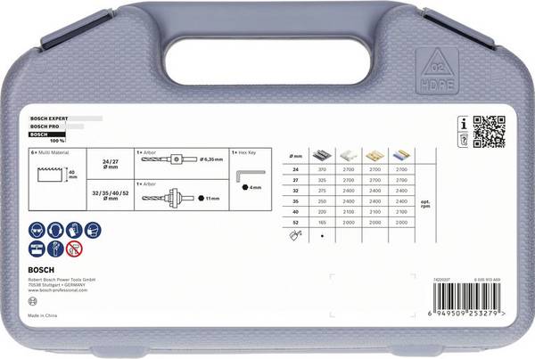 Bosch Accessories 2608594614 2608594614 Gatenzaagset 1 stuk(s)