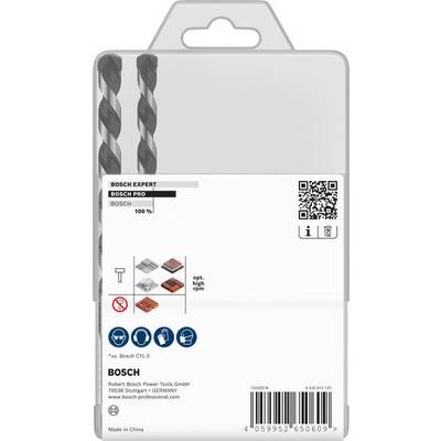 Bosch Accessories 2608707005 2608707005 Steen-spiraalboorset 4 mm, 5 mm, 5 mm, 6 mm, 6 mm, 8 mm, 10 mm 1 stuk(s)-0