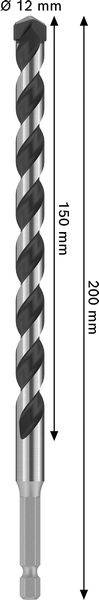 Bosch Accessories 2608706994 2608706994 Steen-spiraalboor 1 stuk(s)-1