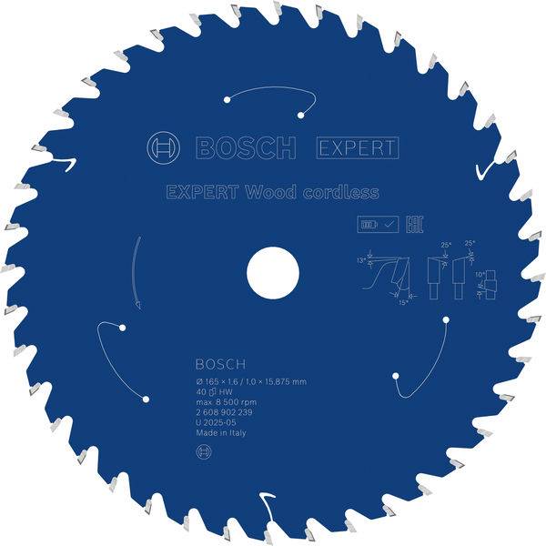 Bosch Accessories 2608902239 2608902239 Cirkelzaagblad Aantal tanden: 40 1 stuk(s)-2