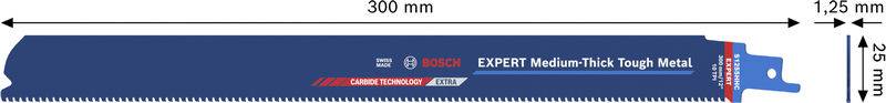 Bosch Accessories 2608902326 EXPERT Medium-Thick Tough Metal S1255HHC zaagblad 1 stuk(s)-1