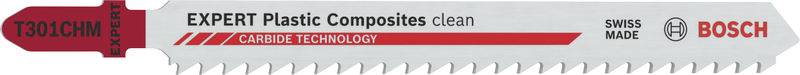 Bosch Accessories 2608902471 EXPERT plastic Composites clean T301CHM Decoupeerzaagblad, 3-delig 3 stuk(s)-0