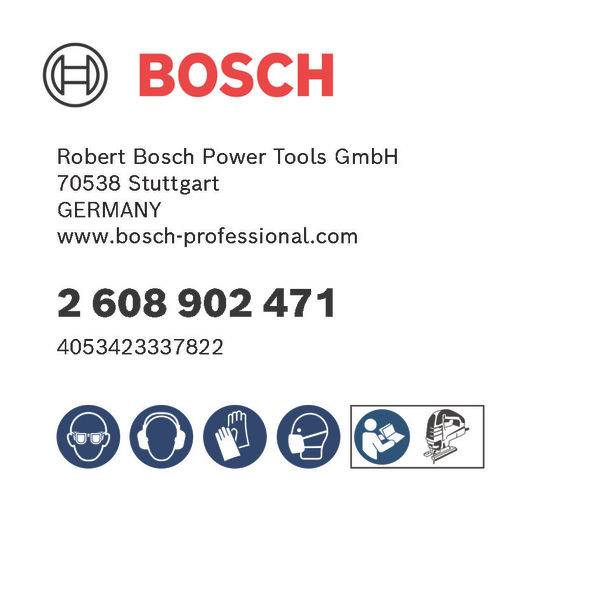 Bosch Accessories 2608902471 EXPERT plastic Composites clean T301CHM Decoupeerzaagblad, 3-delig 3 stuk(s)-12