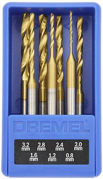 Dremel MAX 628 DM 26150628DM  Precisieboorset  0.8 mm, 1.2 mm, 1.6 mm, 2 mm, 2.4 mm, 2.8 mm, 3.2 mm   1 stuk(s)