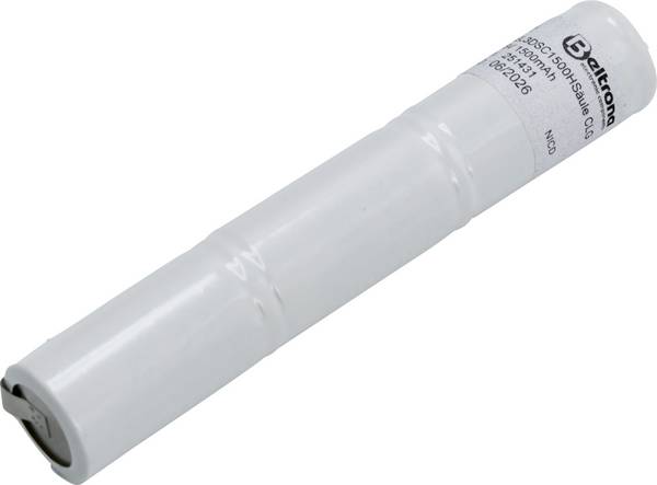 Beltrona BEL3DSC1500HSCLG Accu voor noodverlichting  Geschikt voor hoge temperaturen, U-soldeerlip 3.6 V 1500 mAh