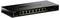'Netgear GS310TP' netwerkswitch met acht Ethernet-poorten en twee vezelpoorten, LED-indicatoren en aan/uit-knop, ontworpen voor IT-omgevingen.