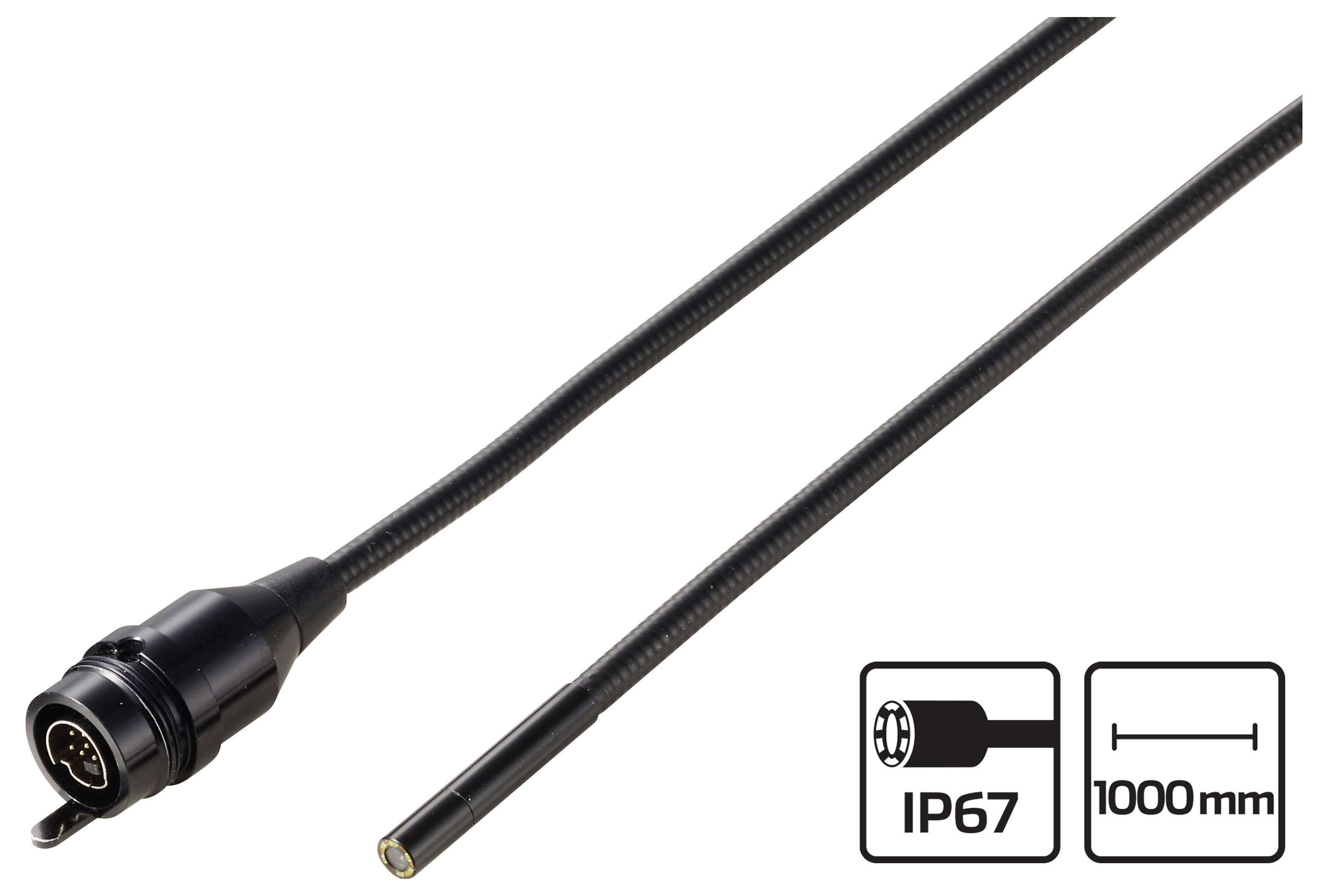 VOLTCRAFT BS-801 Camerakabel Sonde-Ø 5.5 mm 1 m LED-verlichting, Zwenkfunctie, Hoge resolutie, Waterdicht-5