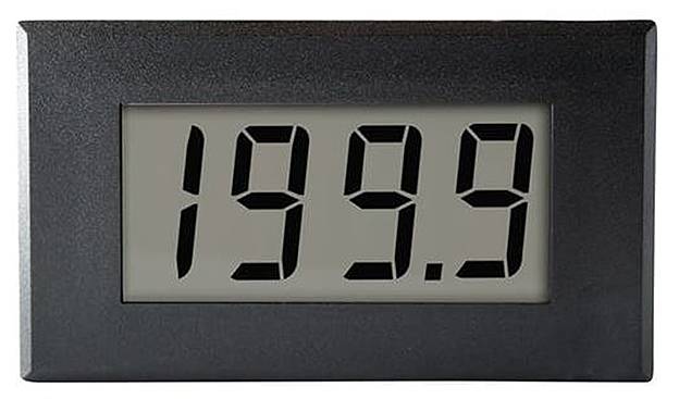Digitaal display dat '199.9' toont.