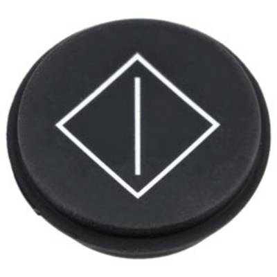 'Audi volumeregeling knop met een verticale lijn binnen een diamantsymbool.'