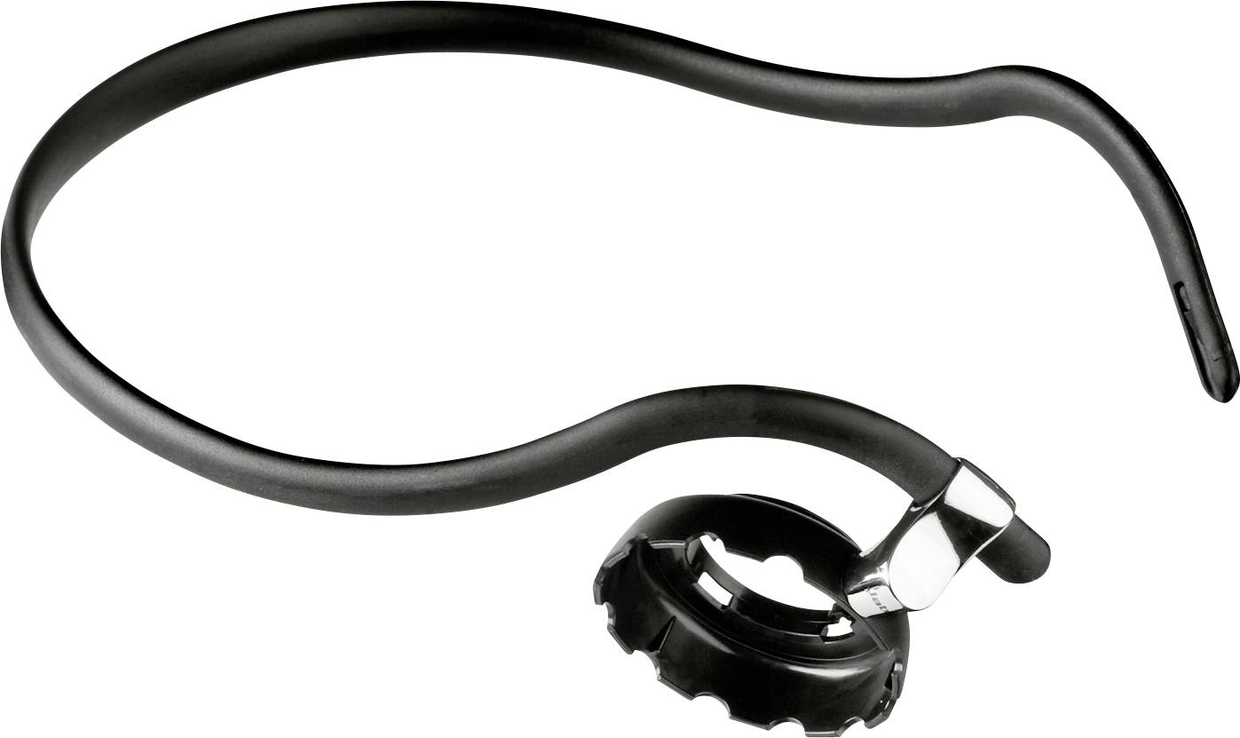 Een zwarte verstelbare laarsgesp met een circulair ratelingsmechanisme aan één uiteinde.