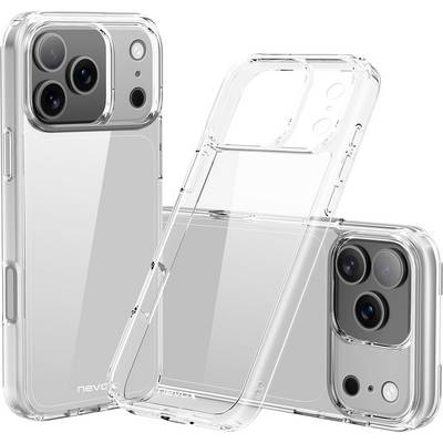 Drie doorzichtige telefoonhoesjes weergegeven voor verschillende smartphonemodellen, met nadruk op nauwkeurige uitsnijdingen voor knoppen en cameralensen.