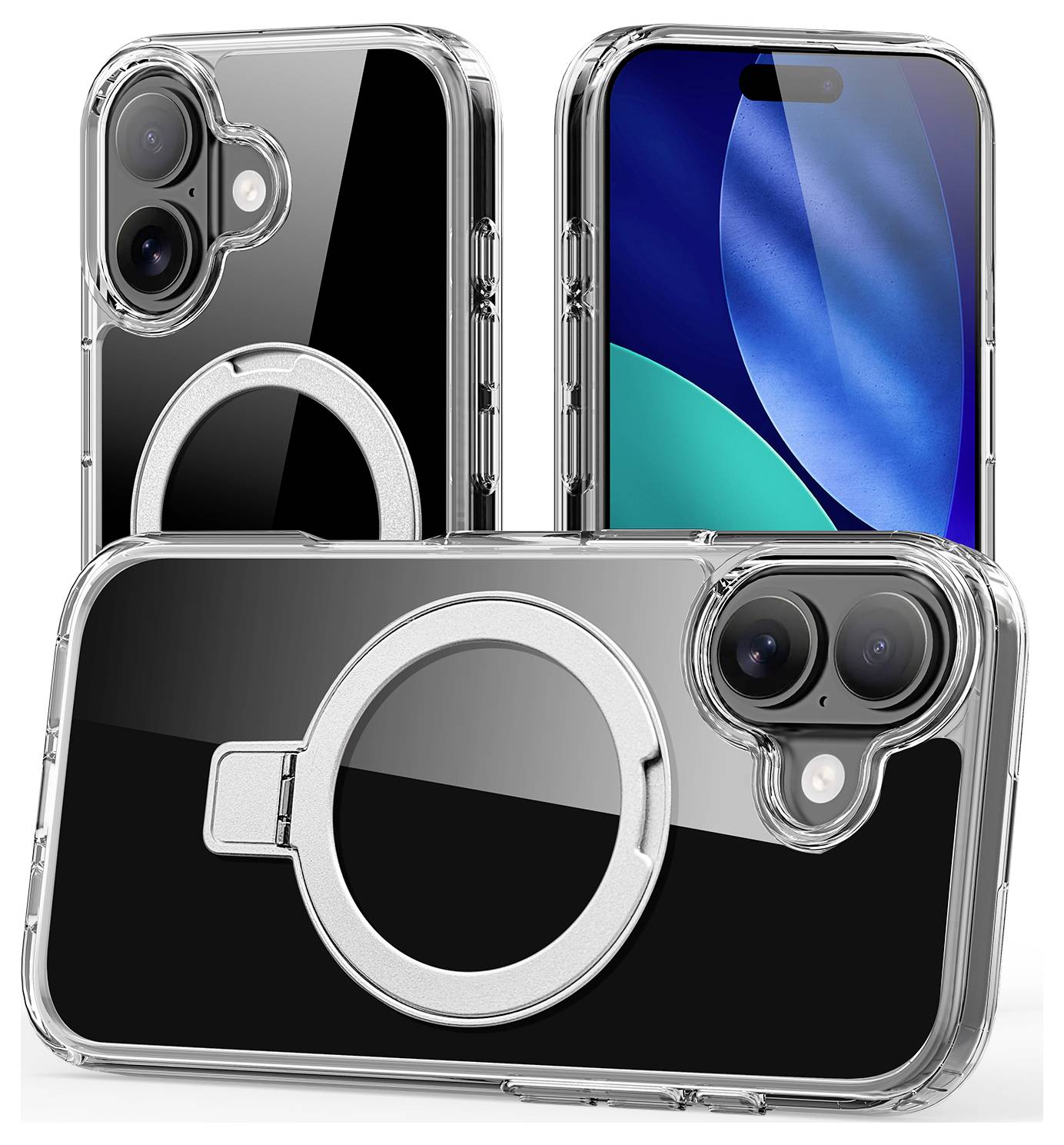 Nevox StyleShell SHOCKFlex Cover iPhone 17 Transparant-4