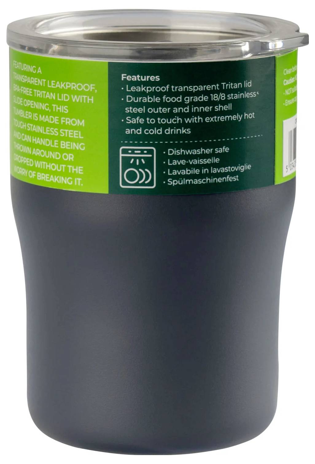 Highlander GUZZLER 300 TRINKBECHER (ISOLIERT) – ANTHRAZIT Thermosbeker Antraciet 300 ml CP287-CH-5