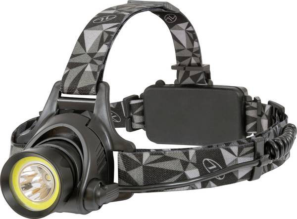 Highlander POLARIS 550 wiederaufladbare Stirnlampe Hoofdlamp  werkt op een accu 550 lm 4 h