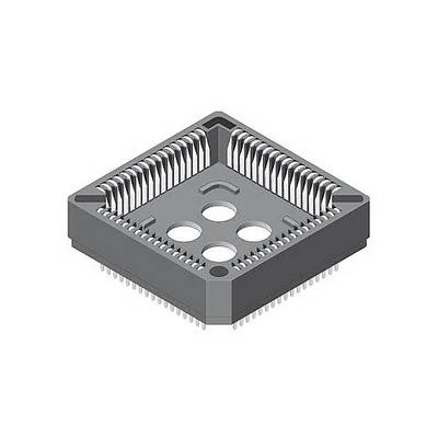 Een 24-pins vrouwelijke elektrische stekker in een rechthoekige vorm met meerdere pinsleuven, gebruikt voor aansluitingen van elektronische componenten.