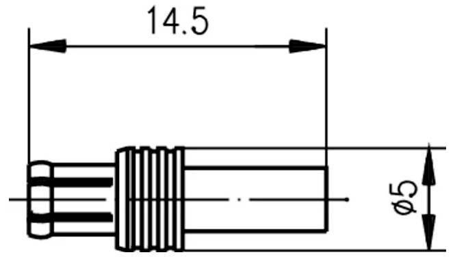 Telegärtner 100024977 100024977 MCX-kabelstekker Stekker 50 Ω 1 stuk(s)-0