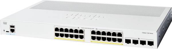 Cisco C1300-24P-4X CISCO Catalyst 1300 24-port GE PoE 4x10G Netwerk switch