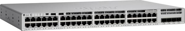 Cisco C9200L-48P-4X-E 9200L 48-port PoE+ 4x10G Netwerk switch 48 + 4 poorten 176 Gbit/s