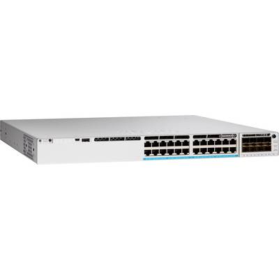 Een netwerkswitch met meerdere Ethernet-poorten op het voorpaneel, ontworpen voor beheer en routering van gegevens in een computernetwerkopstelling.