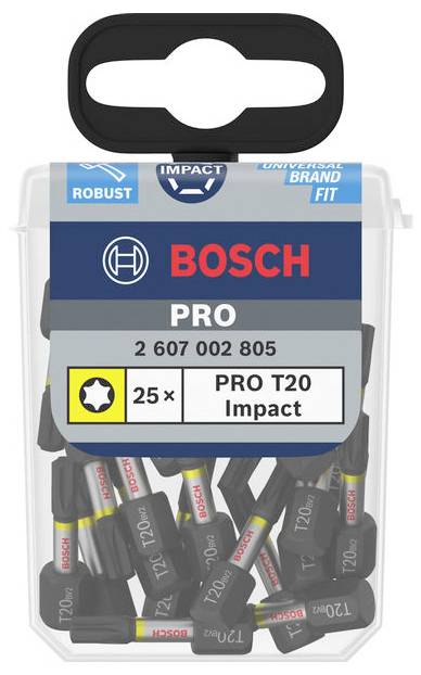 Bosch BITS TX20 IMPACT 25MM TICTAC 25 STK – Foto 2 von 2