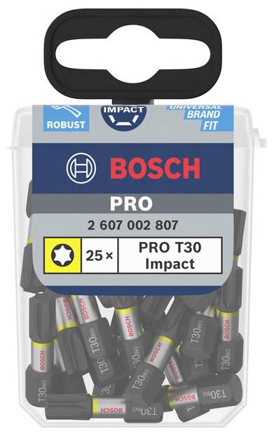 Bosch BITS TX30 IMPACT 25MM TICTAC 25 STK – Foto 2 von 2