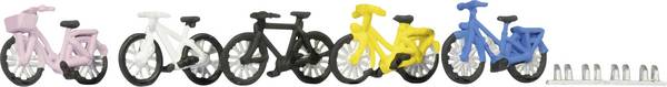 NOCH 0015895 H0 Fietsen figuren Kant-en-klaar model, Kunststof model, Handbeschilderd, Staand
