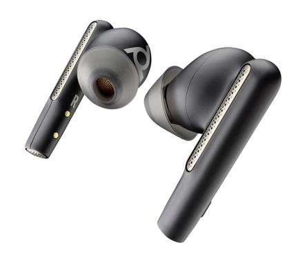 HP Poly HP Poly Voyager Free 60/60+ Earbuds In Ear oordopjes  Draadloos, Bluetooth  Zwart Noise Cancelling, Ruisonderdrukking (microfoon) Microsoft Teams knop, Meeluisterfunctie